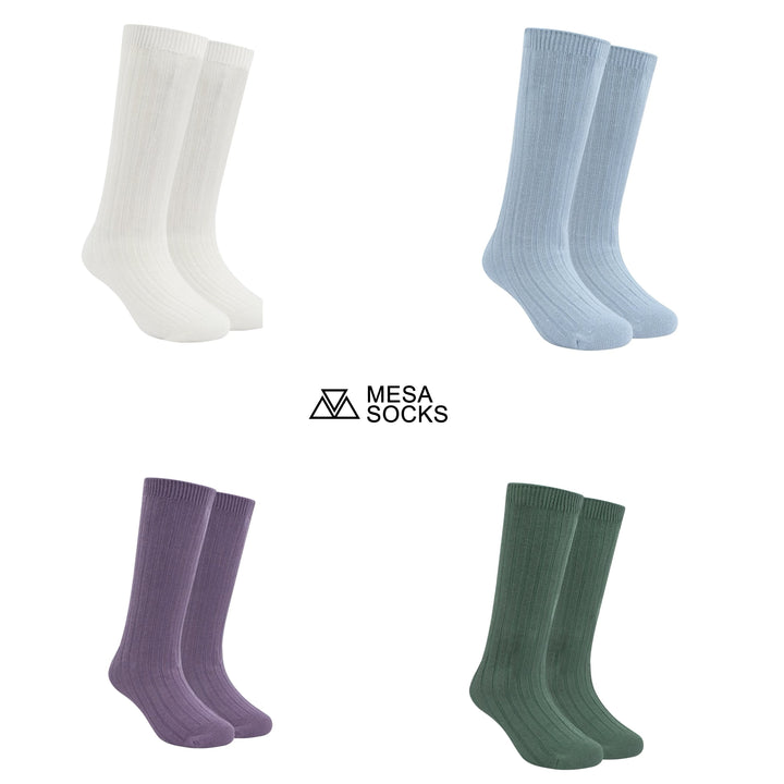 Baby Knee High Solid Color and Kids Long Socks For Spring and Autumn