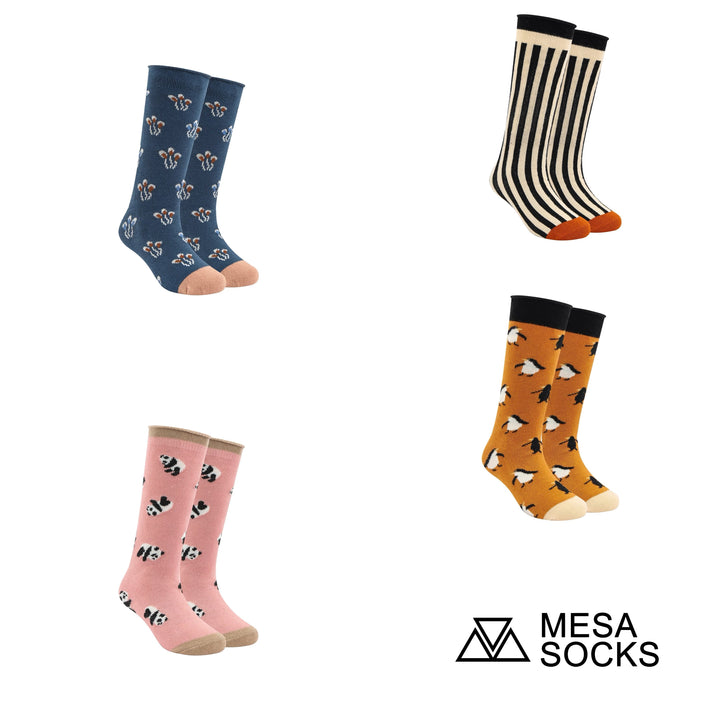 Trendy Animal and Patterned Children's Mid-calf Socks