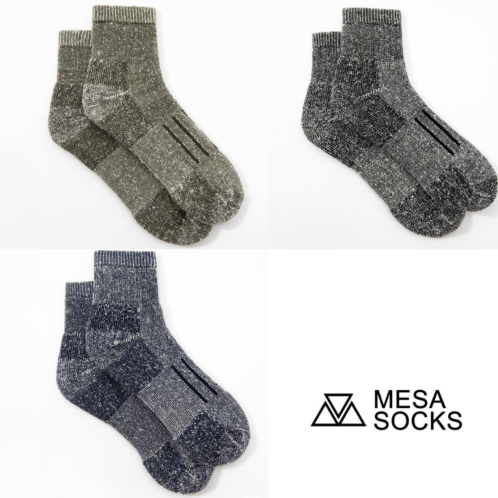 Unisex Merino Wool Outdoor Sporting Quarter Socks