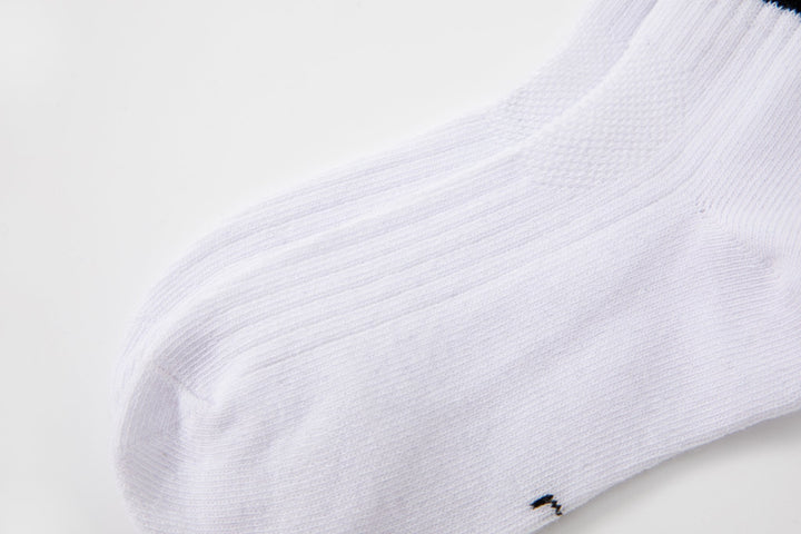 Children's Crew socks -spring autumn cotton boys girls white striped student sports socks cotton - Mesa Socks