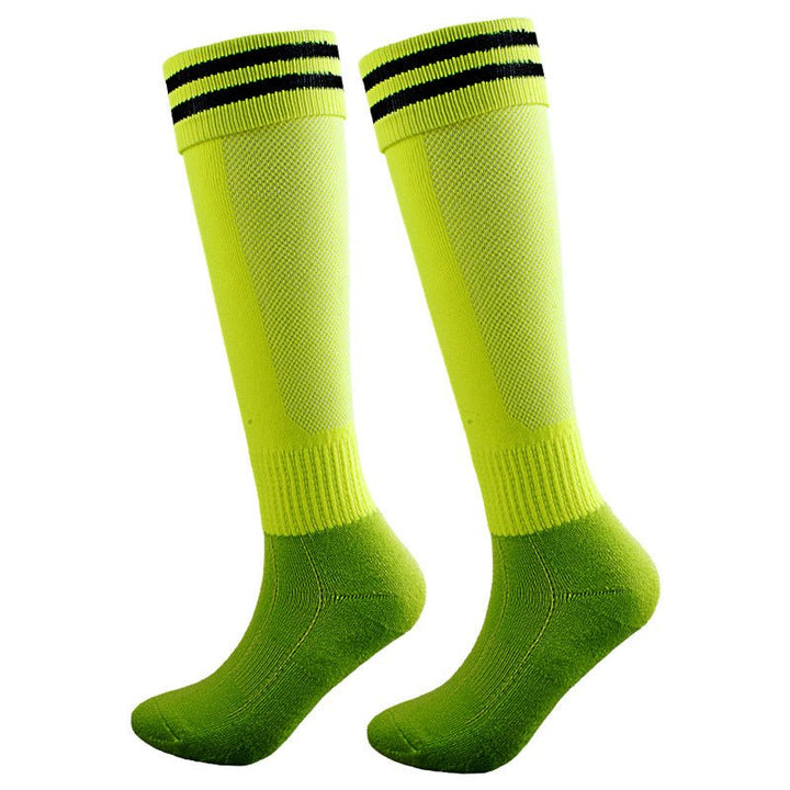 Knee High Football Protection Men's Strip Sports Socks - Mesa Socks