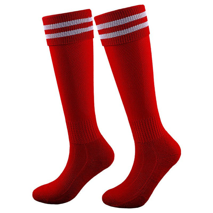 Knee High Football Protection Men's Strip Sports Socks - Mesa Socks