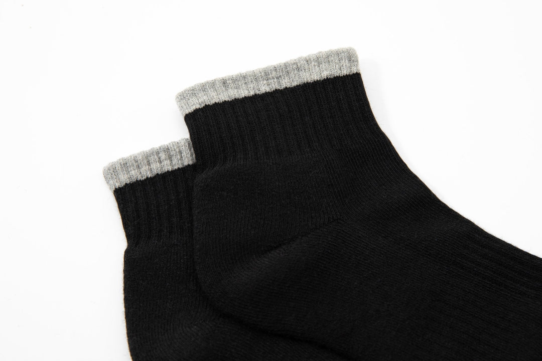 Men Ankle Socks - Thick Basketball Socks for Men - Premium Cotton Men's Sports Socks - Mesa Socks