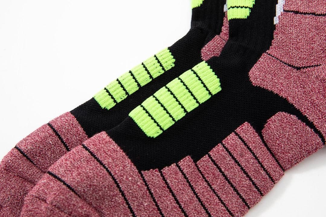 Men Crew socks - mesh breathable sweat-absorbing performance combat pressure basketball socks - Mesa Socks