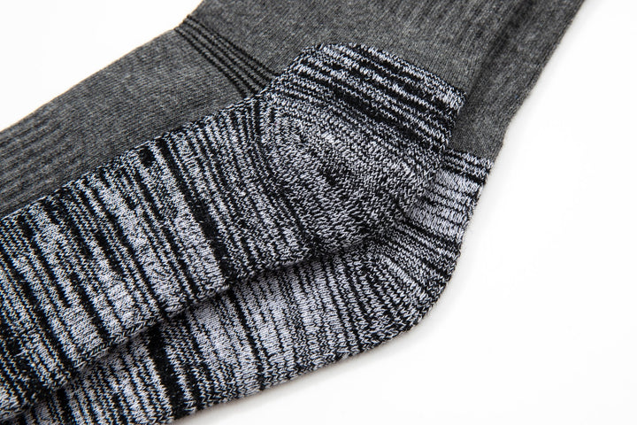 Men Crew Socks -Thick Basketball grey Socks -Premium Cotton Men Sports Socks -Ideal Socks for Outdoor Activities -Mesa Socks