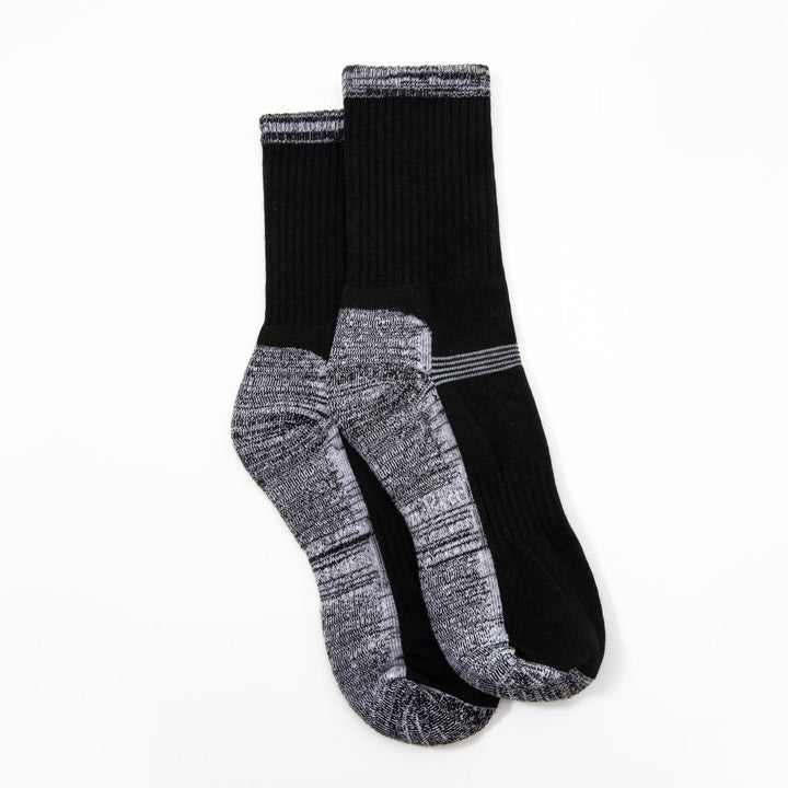 Men Crew Socks -Thick Basketball black Socks -Premium Cotton Men Sports Socks -Ideal Socks for Outdoor Activities -Mesa Socks