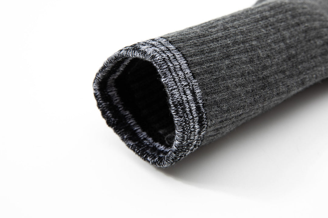 Men Crew Socks -Thick Basketball grey Socks -Premium Cotton Men Sports Socks -Ideal Socks for Outdoor Activities -Mesa Socks