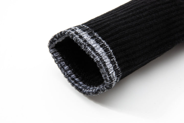 Men Crew Socks -Thick Basketball black Socks -Premium Cotton Men Sports Socks -Ideal Socks for Outdoor Activities -Mesa Socks