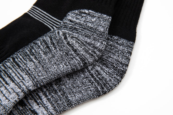 Men Crew Socks -Thick Basketball black Socks -Premium Cotton Men Sports Socks -Ideal Socks for Outdoor Activities -Mesa Socks