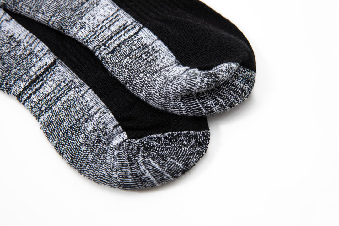 Men Crew Socks -Thick Basketball black Socks -Premium Cotton Men Sports Socks -Ideal Socks for Outdoor Activities -Mesa Socks