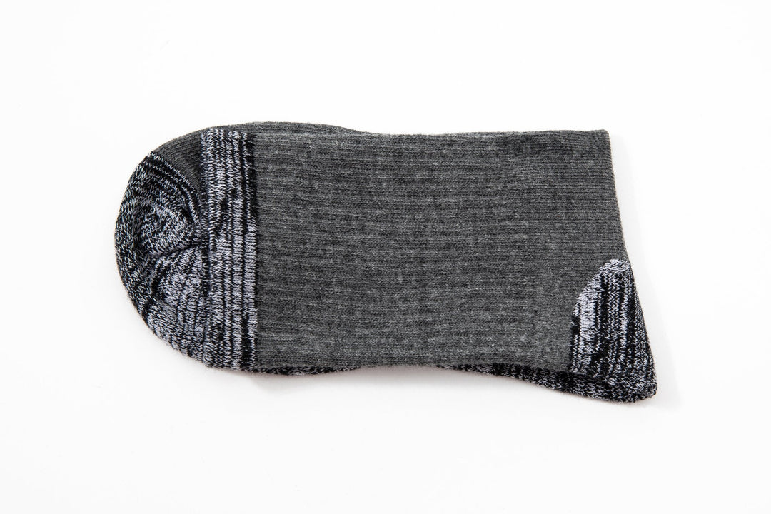 Men Crew Socks -Thick Basketball grey Socks -Premium Cotton Men Sports Socks -Ideal Socks for Outdoor Activities -Mesa Socks