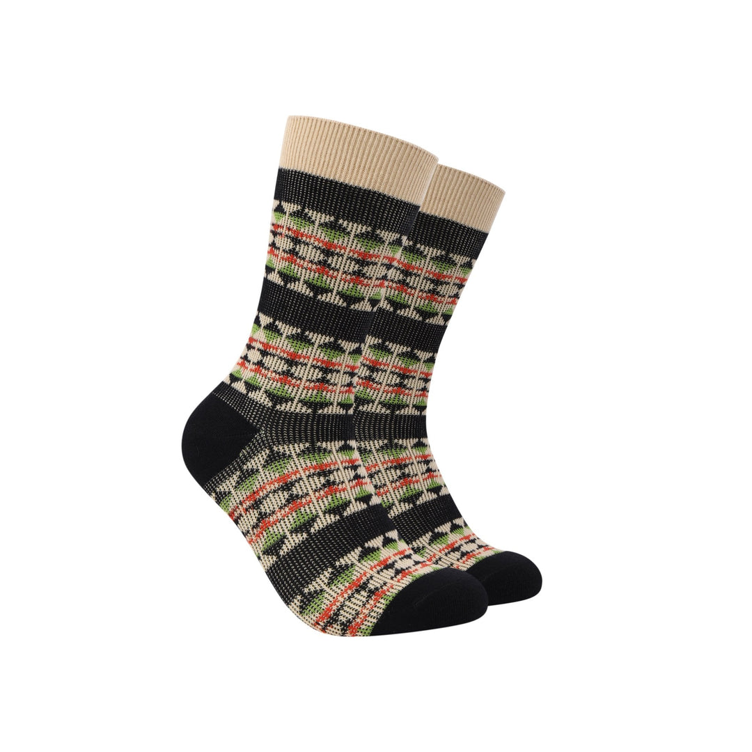 Men Mild Calf Socks-Men's thick line tide socks -double needle unique skateboard socks -Casual Retro Design Socks -Mesa Socks