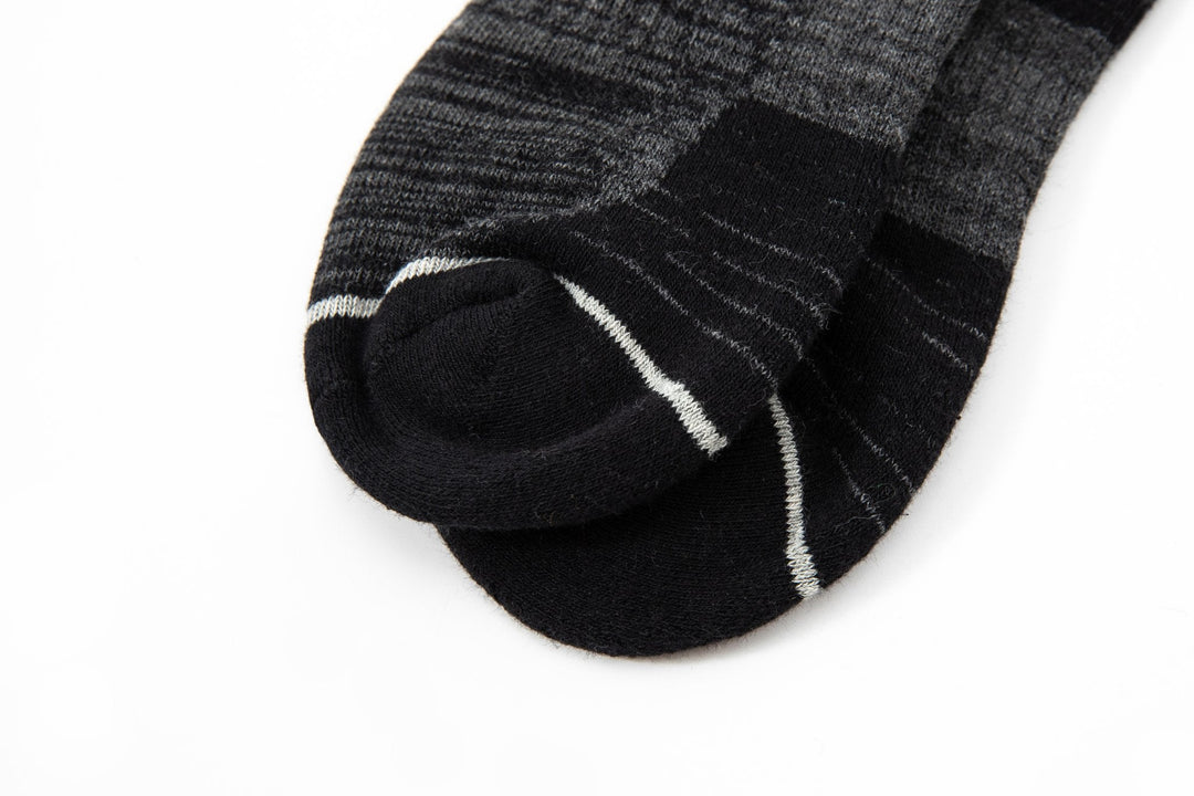 Men Quarter Socks - Autumn and Winter men black Socks -Thick Winter Sports Socks -Premium Cotton Basketball Socks -Mesa Socks