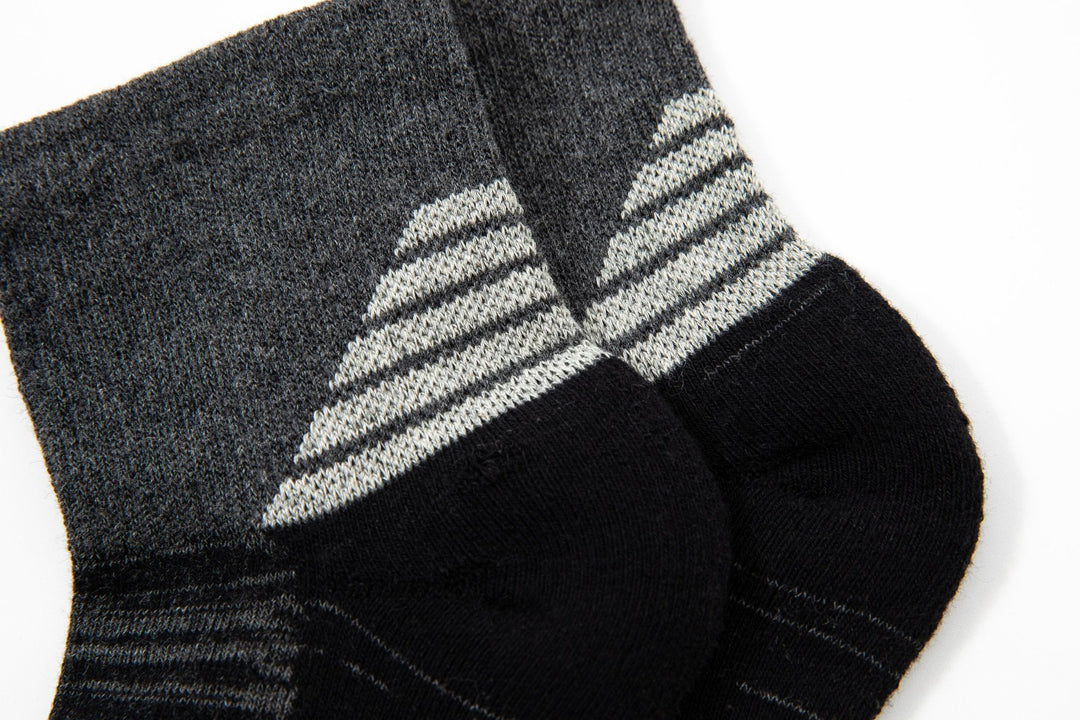 Men Quarter Socks - Autumn and Winter men black Socks -Thick Winter Sports Socks -Premium Cotton Basketball Socks -Mesa Socks