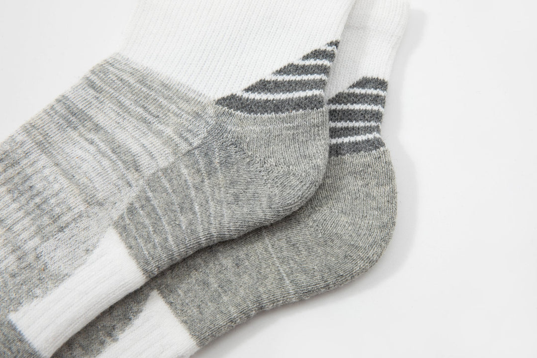 Men Quarter Socks - Autumn and Winter men white Socks -Thick Winter Sports Socks -Premium Cotton Basketball Socks -Mesa Socks