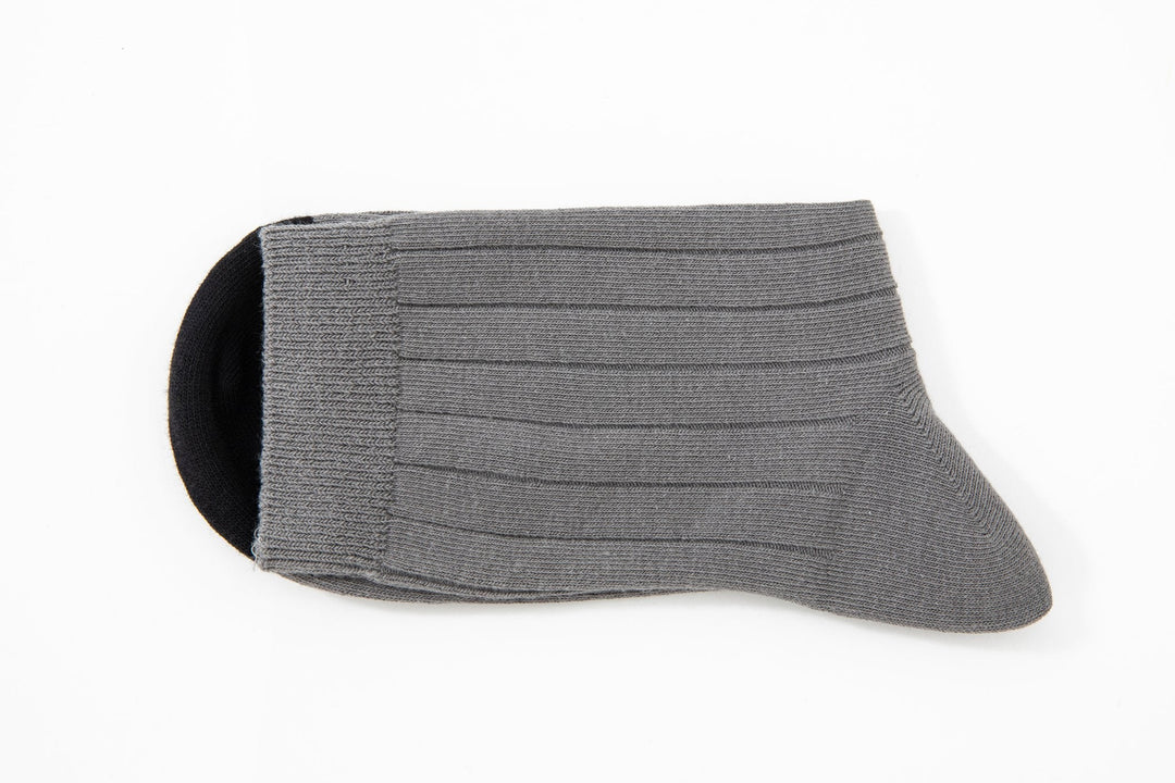 Men Quarter Socks - Men's Cotton Colorblock Office Men's Socks - Cotton Mid Tube Business Socks - Mesa Socks