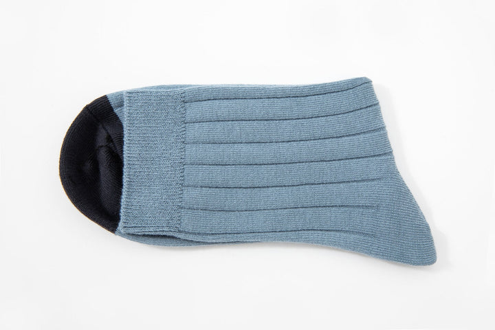 Men Quarter Socks - Men's Cotton Colorblock Office Men's Socks - Cotton Mid Tube Business Socks - Mesa Socks
