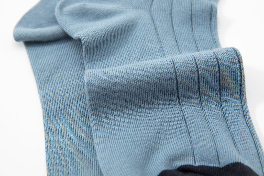 Men Quarter Socks - Men's Cotton Colorblock Office Men's Socks - Cotton Mid Tube Business Socks - Mesa Socks