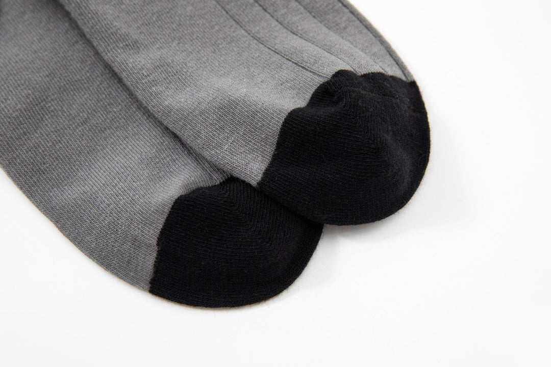 Men Quarter Socks - Men's Cotton Colorblock Office Men's Socks - Cotton Mid Tube Business Socks - Mesa Socks