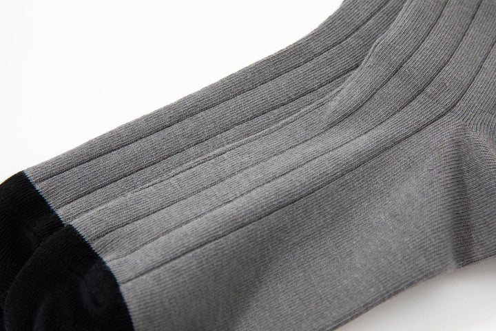 Men Quarter Socks - Men's Cotton Colorblock Office Men's Socks - Cotton Mid Tube Business Socks - Mesa Socks