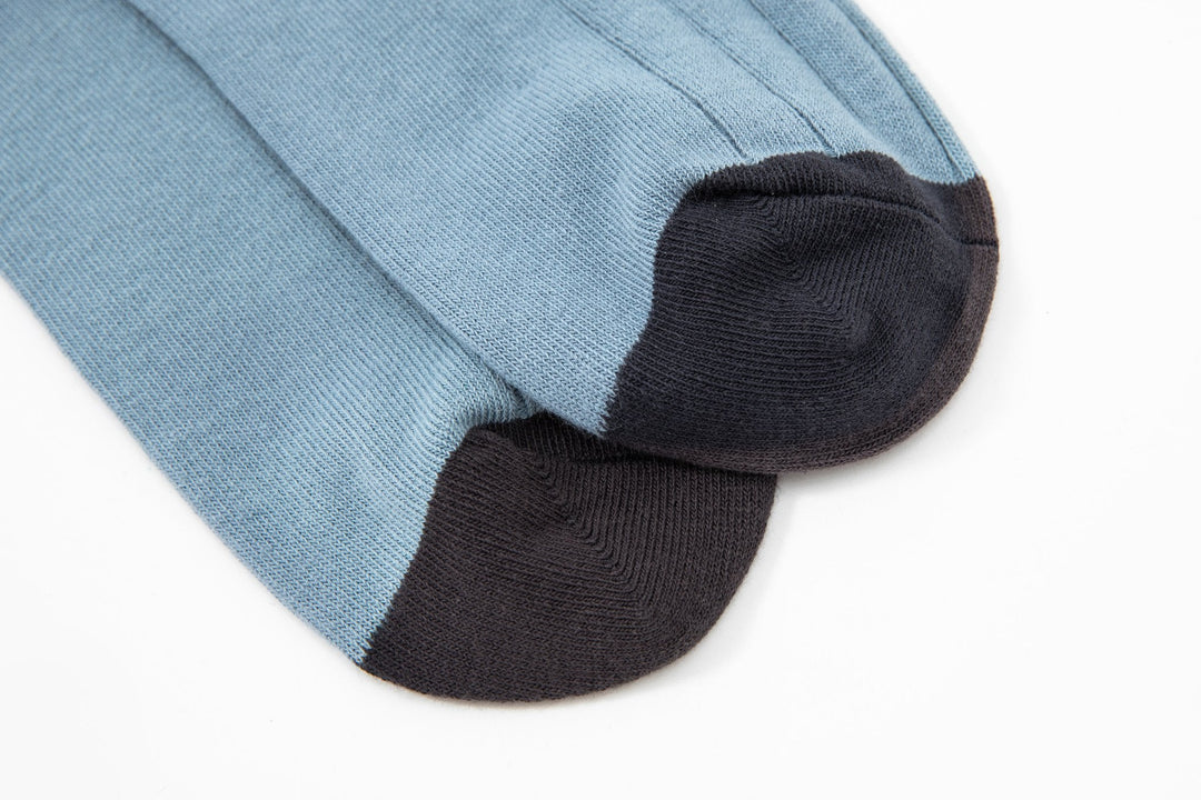 Men Quarter Socks - Men's Cotton Colorblock Office Men's Socks - Cotton Mid Tube Business Socks - Mesa Socks