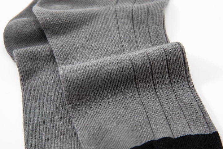 Men Quarter Socks - Men's Cotton Colorblock Office Men's Socks - Cotton Mid Tube Business Socks - Mesa Socks