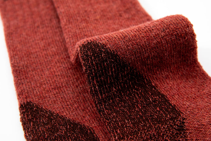 Men's crew Merino wool socks - Autumn and winter thick warm socks - Breathable sweat-absorbing hiking stockings - Mesa Socks