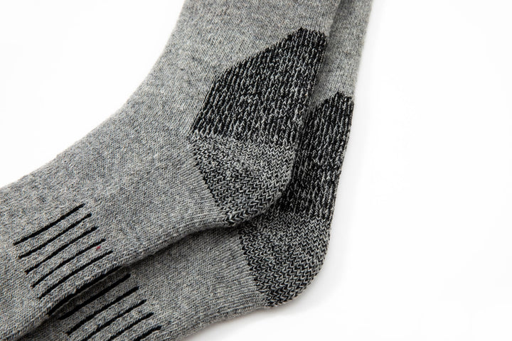 Men's crew Merino wool socks - Autumn and winter thick warm socks - Breathable sweat-absorbing hiking stockings - Mesa Socks