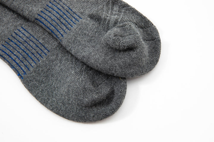 Men Low Cut Socks -Spring Training Running Cotton grey Socks- Deodorant Antibacterial Sweat Absorbent Breathable  Mesa Socks