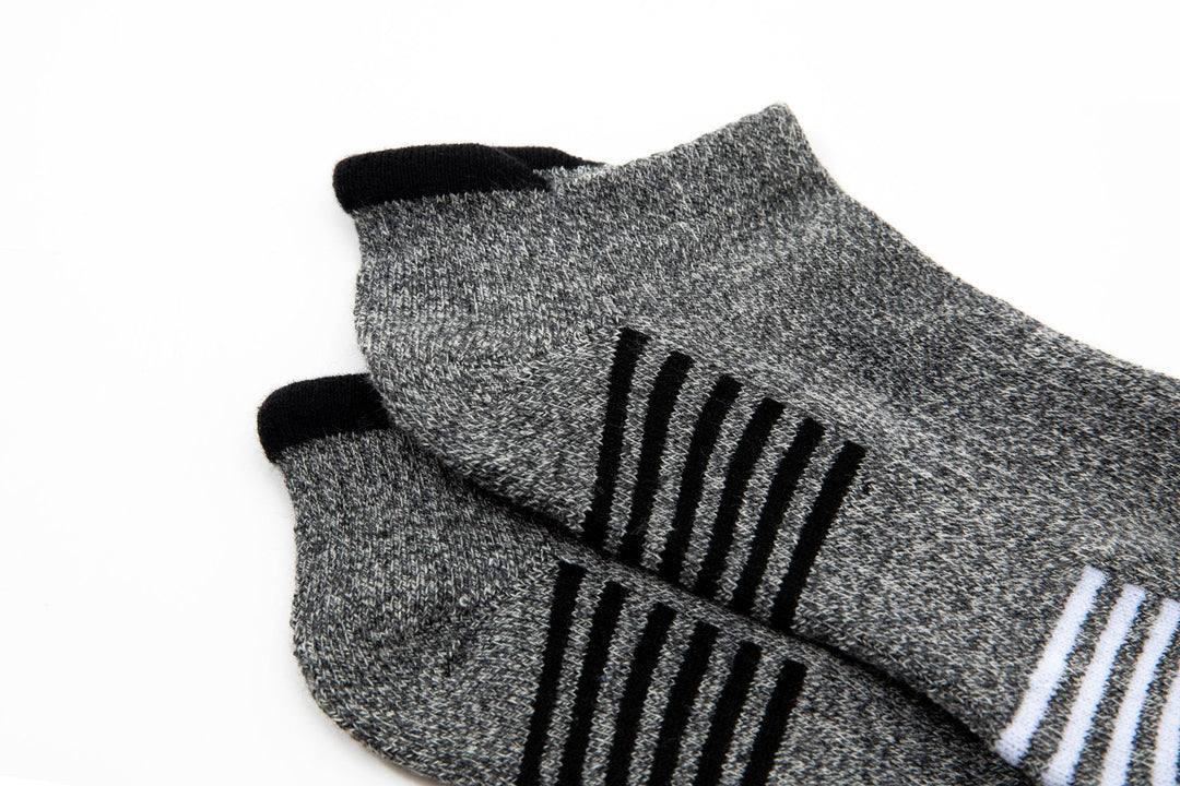 Men's Low Cut Socks -  Spring Training Running Cotton Socks- Deodorant Antibacterial Sweat Absorbent Breathable  - Mesa Socks