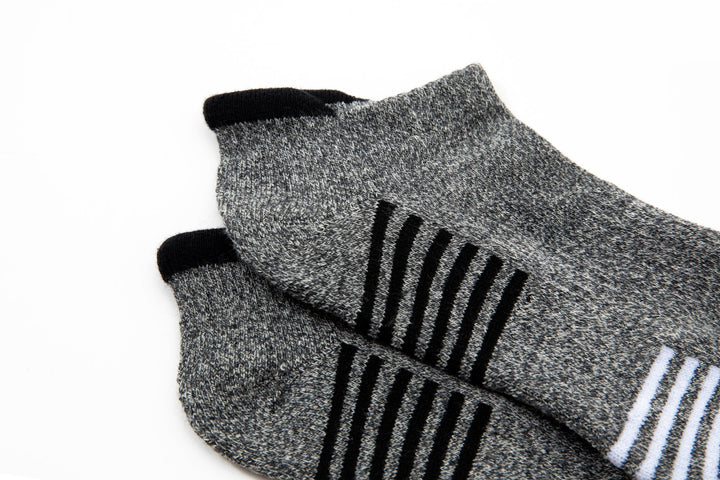 Men's Low Cut Socks -  Spring Training Running Cotton Socks- Deodorant Antibacterial Sweat Absorbent Breathable  - Mesa Socks