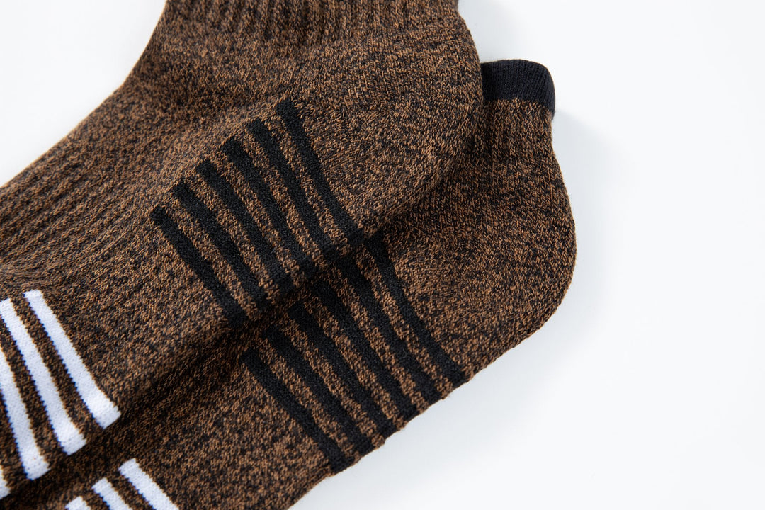 Men's Low Cut Socks -  Spring Training Running Cotton Socks- Deodorant Antibacterial Sweat Absorbent Breathable  - Mesa Socks