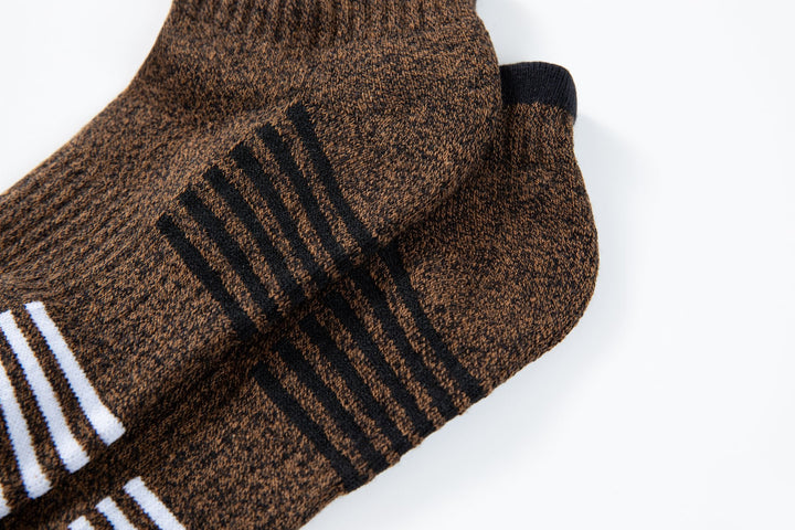 Men's Low Cut Socks -  Spring Training Running Cotton Socks- Deodorant Antibacterial Sweat Absorbent Breathable  - Mesa Socks