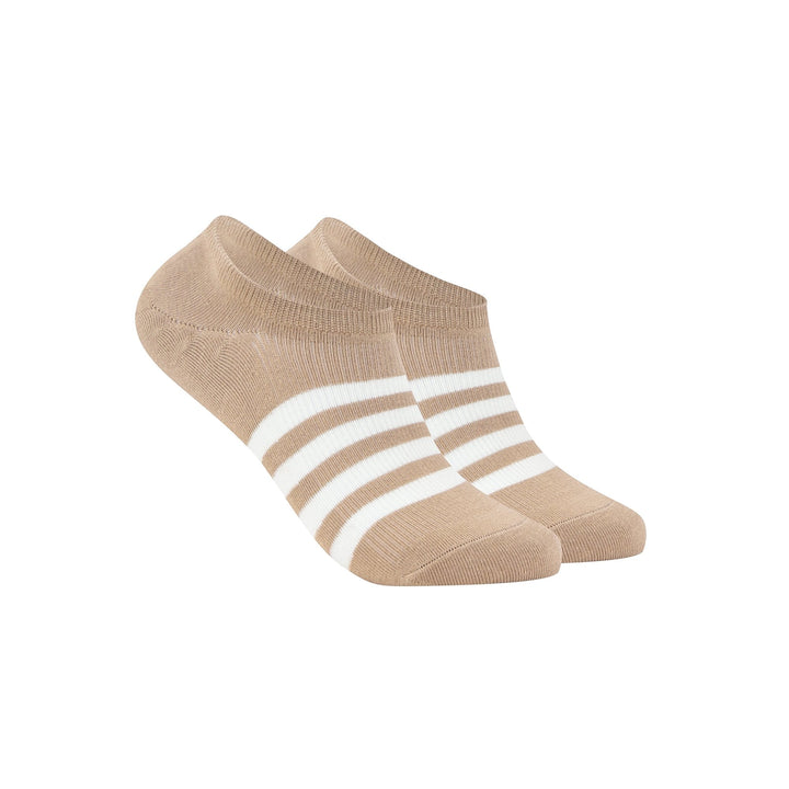 Men's Solid Color No Show Stripped Boat Socks - Mesa Socks