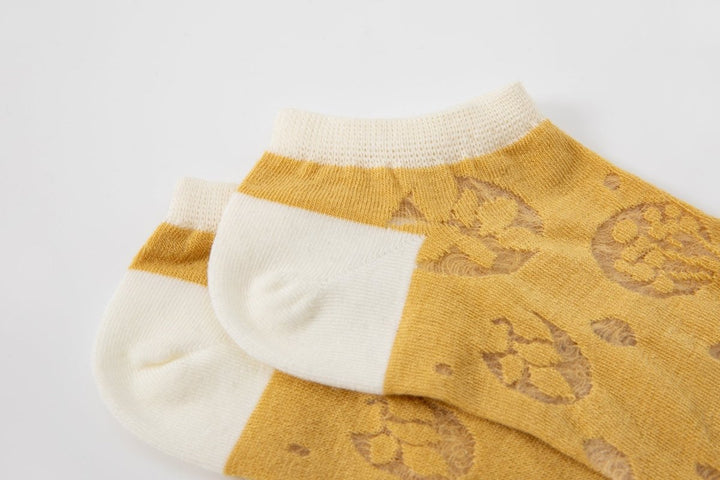 Spring Summer Women's Bright Color Floral Design Socks - Mesa Socks