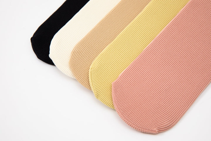 Thin Solid color Japanese fashion Socks - 5 pairs - Mesa Socks