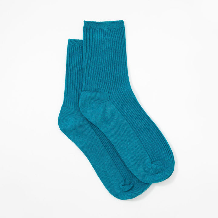 Women Crew Socks - Pretty color and premium Cotton Socks- college classic style women's socks - Mesa Socks