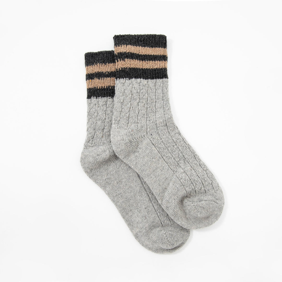 Women Crew Socks - Two-bar autumn and winter women socks -twisted women socks -college student cute style socks - Mesa Socks