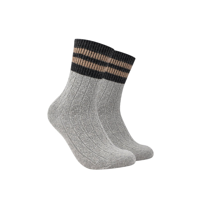 Women Crew Socks - Two-bar autumn and winter women socks -twisted women socks -college student cute style socks - Mesa Socks