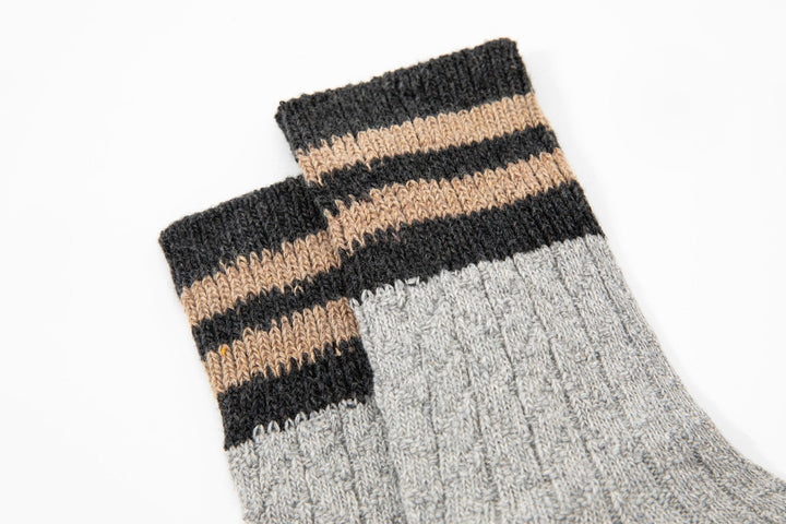 Women Crew Socks - Two-bar autumn and winter women socks -twisted women socks -college student cute style socks - Mesa Socks