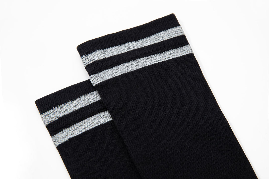 Women Knee high Socks-Dance gymnastics black compression socks light weight elastic outdoor running calf socks - Mesa Socks