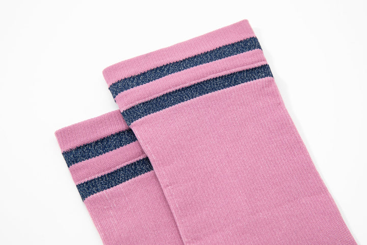 Women Knee high Socks-Dance gymnastics pink compression socks light weight elastic outdoor running calf socks - Mesa Socks