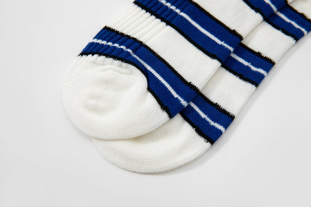 Women Quarter Crew Socks - Men's and women's socks - striped socks - couples breathable cotton socks - Mesa Socks