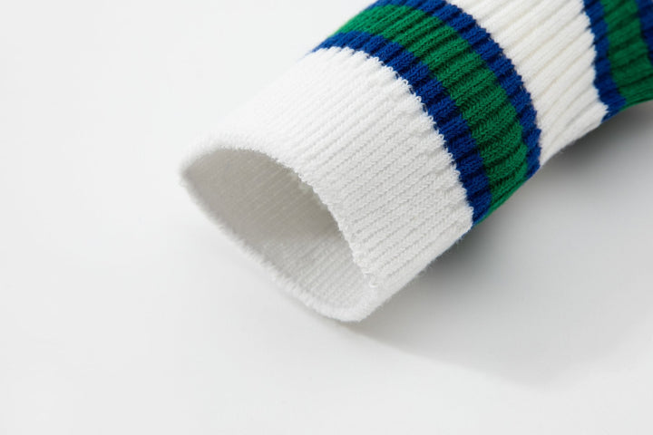 Women Quarter Crew Socks - Men's and women's socks - striped socks - couples breathable cotton socks - Mesa Socks