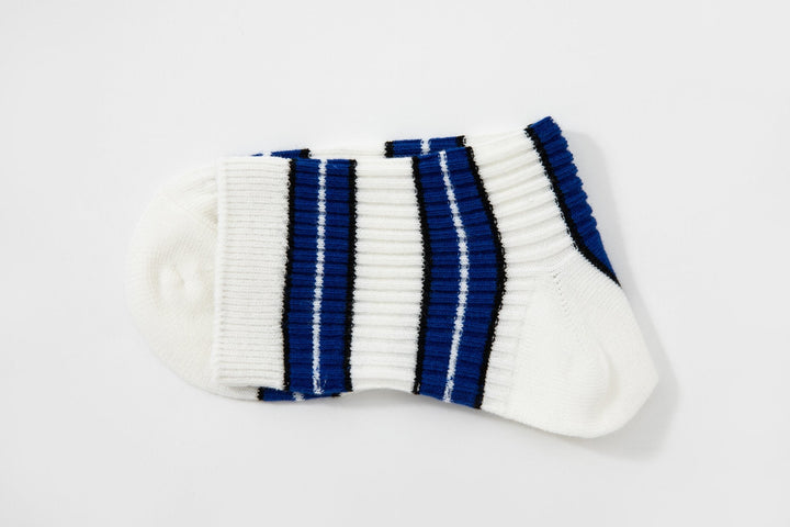 Women Quarter Crew Socks - Men's and women's socks - striped socks - couples breathable cotton socks - Mesa Socks