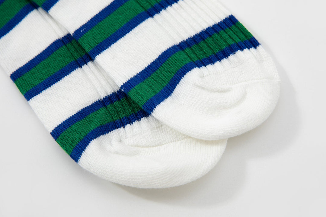 Women Quarter Crew Socks - Men's and women's socks - striped socks - couples breathable cotton socks - Mesa Socks