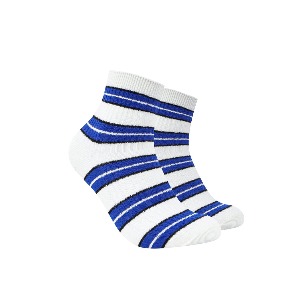 Women Quarter Crew Socks - Men's and women's socks - striped socks - couples breathable cotton socks - Mesa Socks