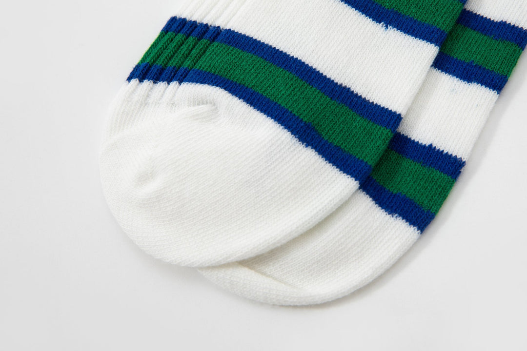 Women Quarter Crew Socks - Men's and women's socks - striped socks - couples breathable cotton socks - Mesa Socks