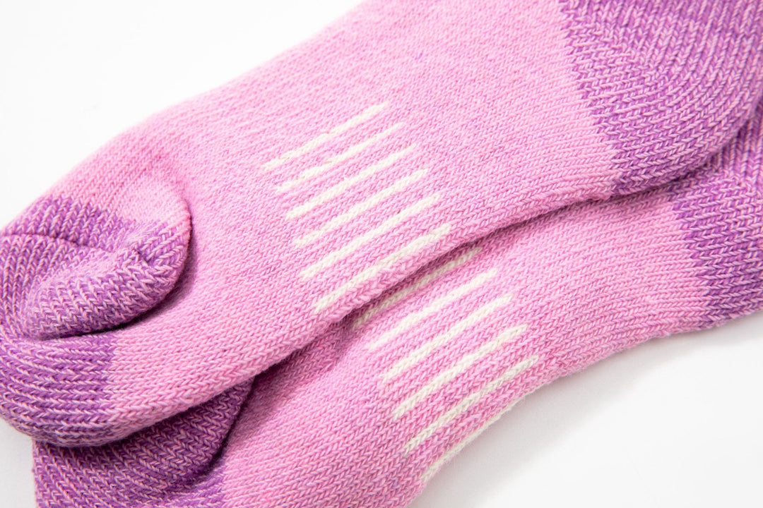 Women's Crew Merino wool socks -Autumn winter socks -thick warm socks - skin-friendly Outdoor hiking purple socks -Mesa Socks