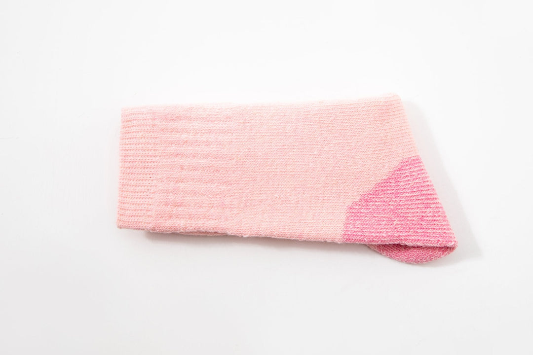 Women's Crew Merino wool socks - Autumn winter socks -thick warm socks - skin-friendly Outdoor hiking pink socks -Mesa Socks